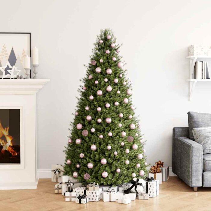 Ensemble de boules de Noël 100 pcs Rose – Image 1