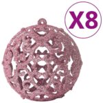 Ensemble de boules de Noël 100 pcs Rose – Image 2