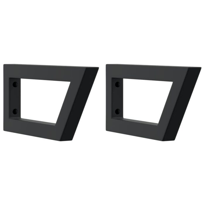 Étagère de vasque murale acier et bois massif d'acacia – Image 5