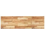 Étagère de vasque murale acier et bois massif d'acacia – Image 6