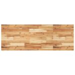 Étagère de vasque murale acier et bois massif d'acacia – Image 6