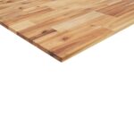 Étagère de vasque murale acier et bois massif d'acacia – Image 8