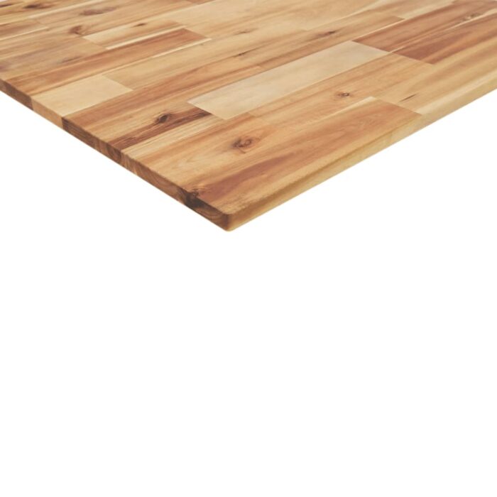Étagère de vasque murale acier et bois massif d'acacia – Image 8