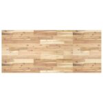 Étagère de vasque murale acier et bois massif d'acacia – Image 6