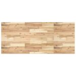 Étagère de vasque murale acier et bois massif d'acacia – Image 6