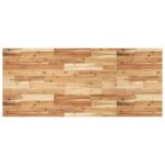 Étagère de vasque murale acier et bois massif d'acacia – Image 6
