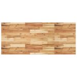 Étagère de vasque murale acier et bois massif d'acacia – Image 6
