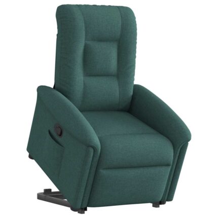 Fauteuil inclinable vert foncé tissu