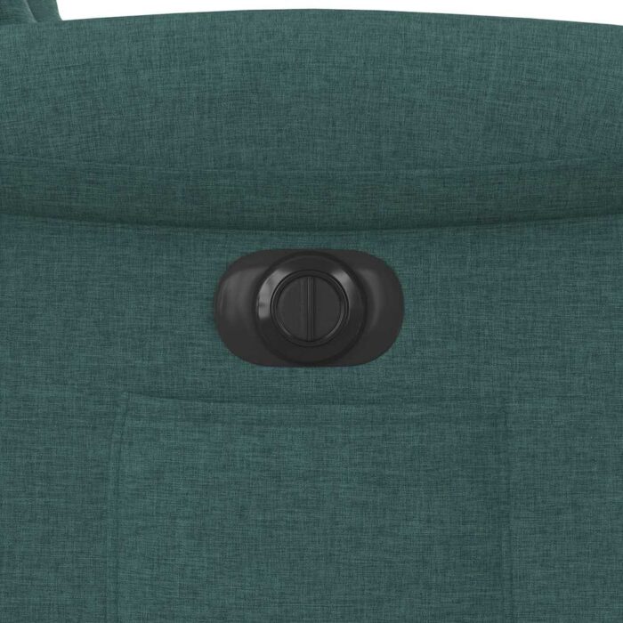 Fauteuil inclinable électrique vert foncé tissu – Image 13