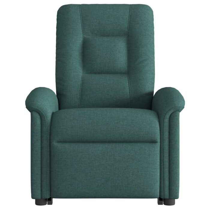Fauteuil inclinable électrique vert foncé tissu – Image 4