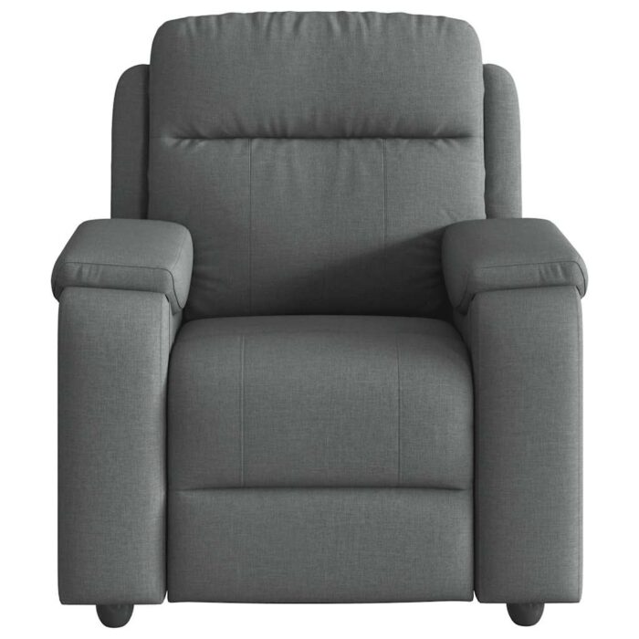 Fauteuil inclinable Gris foncé Tissu – Image 4