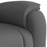 Fauteuil inclinable Gris foncé Tissu – Image 7