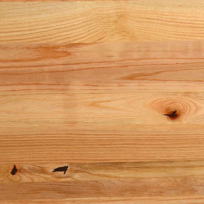Table à manger marron clair bois de chêne massif ovale – Image 11