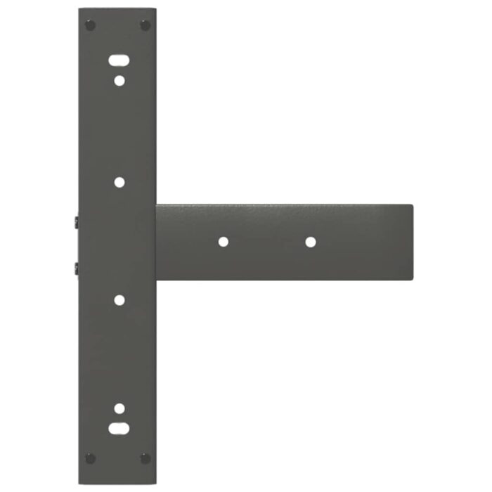 Table à manger marron clair bois de chêne massif ovale – Image 6