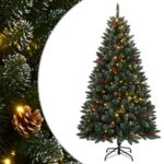 Sapin de Noël artificiel 150 LED 120 cm