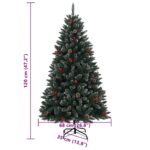 Sapin de Noël artificiel 150 LED 120 cm – Image 11