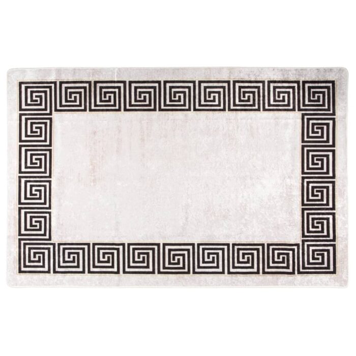 Tapis Beige 160 x230 VIDAXL : Douceur & Sécurité – Image 1