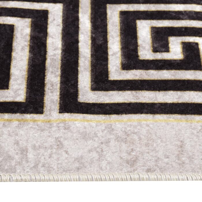 Tapis Beige 160 x230 VIDAXL : Douceur & Sécurité – Image 2