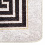 Tapis Beige 160 x230 VIDAXL : Douceur & Sécurité – Image 4