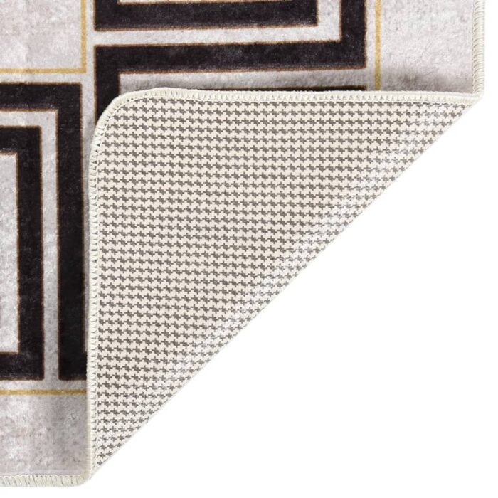 Tapis Beige 160 x230 VIDAXL : Douceur & Sécurité – Image 5