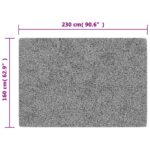 Tapis Beige 160 x230 VIDAXL : Douceur & Sécurité – Image 6