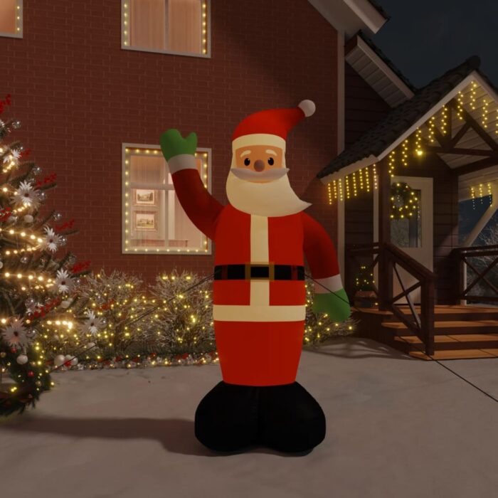 Père Noël gonflable avec LED 370 cm – Image 1