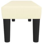 Banc Crème 100x30x30 cm Similicuir – Image 2