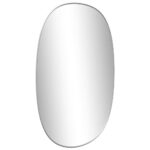 Miroir mural Argenté 80x50 cm – Image 2