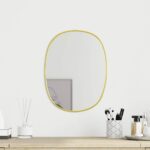 Miroir mural Doré 40x30 cm