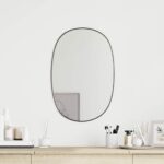 Miroir mural Noir 50x35 cm