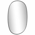 Miroir mural Noir 50x35 cm – Image 2