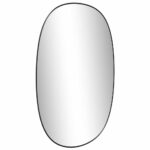 Miroir mural Noir 80x50 cm – Image 2