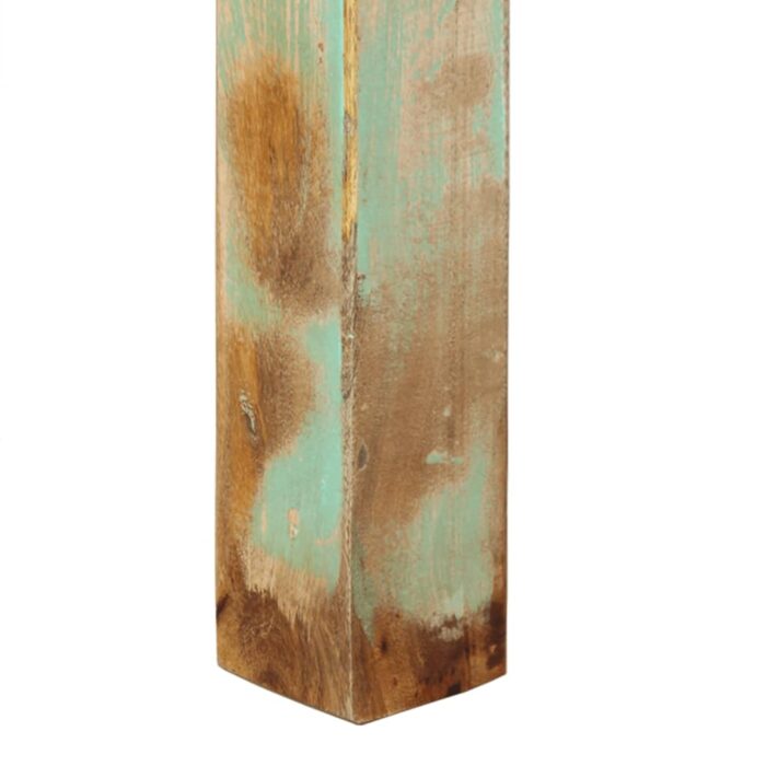 Banc 160x35x46 cm bois de récupération massif – Image 5