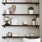 Étagère Murale Chêne Massif Bord Vif 100 cm