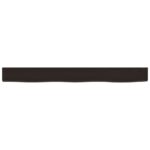 Étagère Murale Chêne Massif Bord Vif 100 cm – Image 2