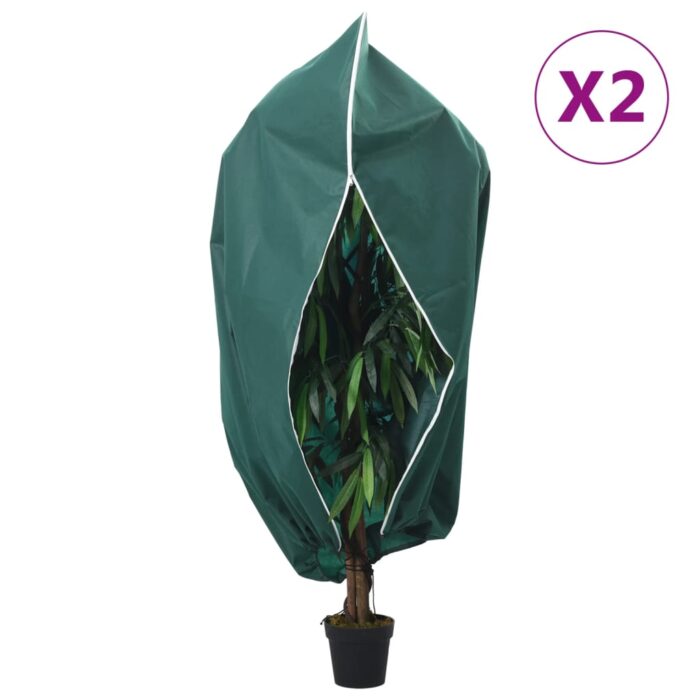 Housses de protection pour plantes avec fermeture éclair 2 pcs – Image 1