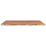Comptoir de salle de bain 110x60x3,8 cm rectangulaire acacia – Image 2