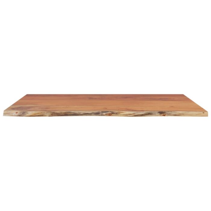 Comptoir de salle de bain 110x60x3,8 cm rectangulaire acacia – Image 2