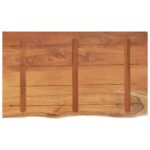 Comptoir de salle de bain 110x60x3,8 cm rectangulaire acacia – Image 3