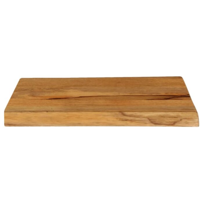 Dessus de table 70x40x3,8 cm bord vivant bois massif manguier – Image 2
