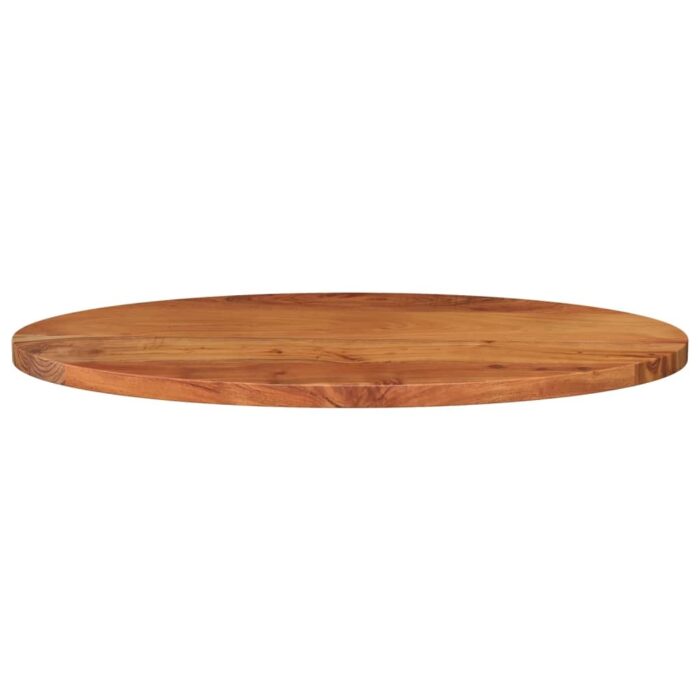 Dessus de table 100x50x3,8 cm ovale bois massif d'acacia – Image 2
