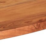 Dessus de table 120x50x3,8 cm ovale bois massif d'acacia – Image 6