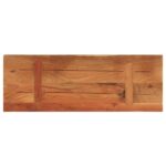 Dessus de table 70x20x2,5 cm rectangulaire bois massif d'acacia – Image 3