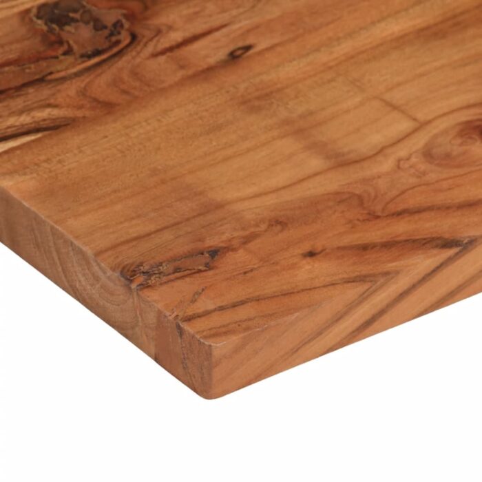 Dessus de table 70x20x2,5 cm rectangulaire bois massif d'acacia – Image 4
