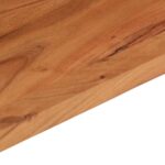 Dessus de table 70x20x2,5 cm rectangulaire bois massif d'acacia – Image 5