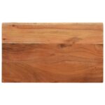 Dessus de table 40x30x2,5 cm rectangulaire bois massif d'acacia