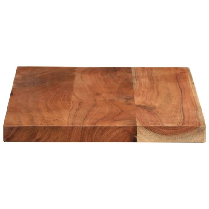 Dessus de table 40x30x2,5 cm rectangulaire bois massif d'acacia – Image 3