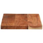 Dessus de table 60x40x2,5 cm rectangulaire bois massif d'acacia – Image 3