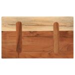 Dessus de table 60x40x2,5 cm rectangulaire bois massif d'acacia – Image 4