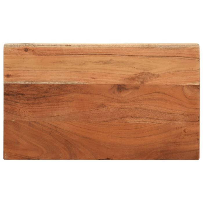 Dessus de table 50x30x3,8 cm rectangulaire bois massif d'acacia – Image 1